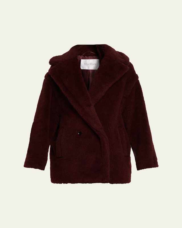 Olga Faux Fur Double-Breasted Coat